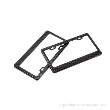 Custom Logo Universal Dry Carbon Fiber License Plate Frame for BMW M Series G8x